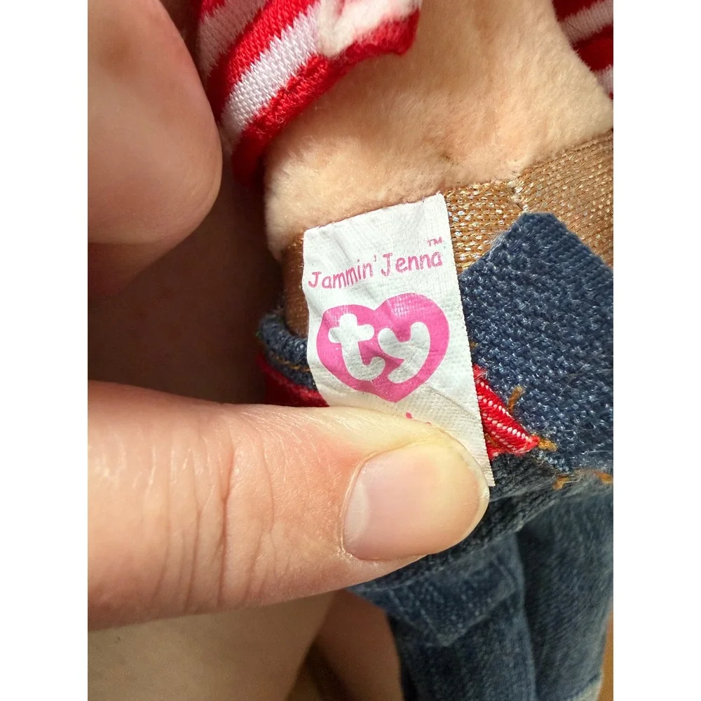 TY Girlz‎ Beanie Babies Jammin' Jenna small plush